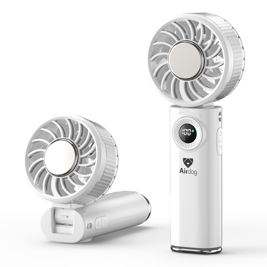 Airdog F200 handheld cooling fan that blows cold air - view 1