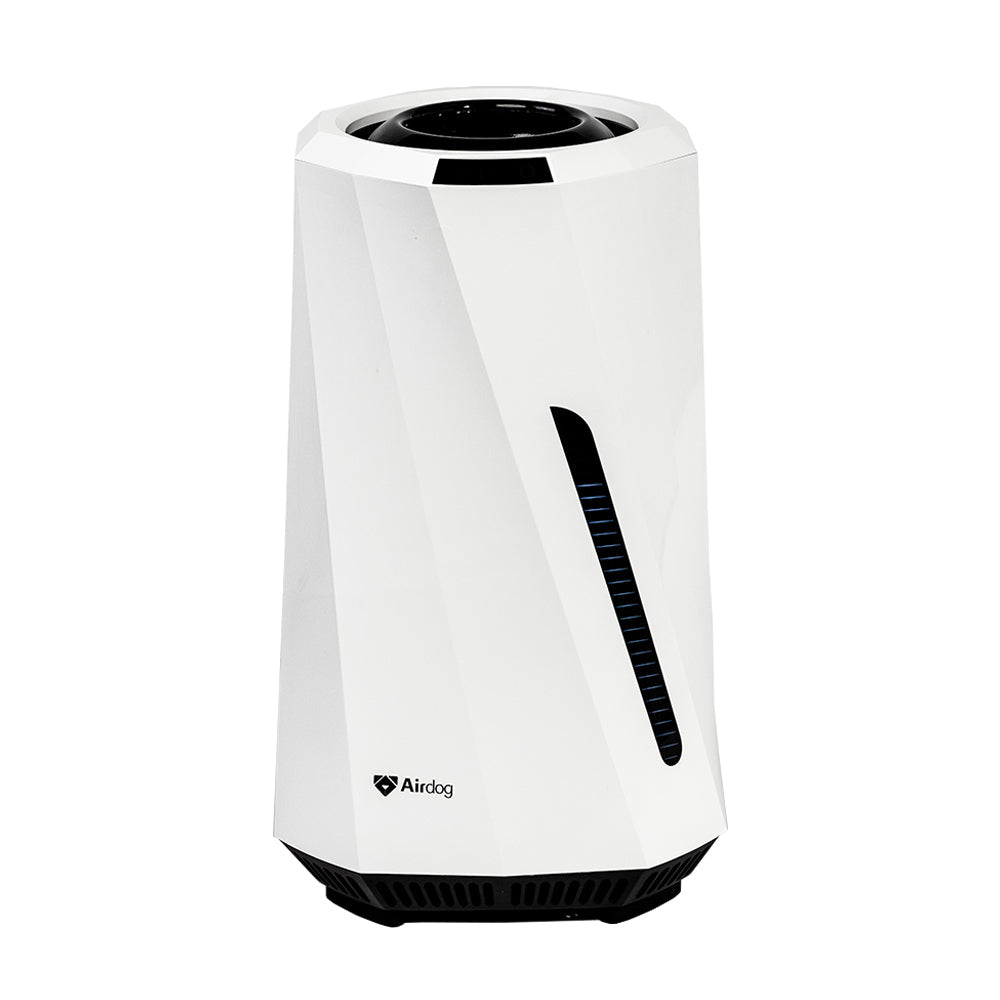 AirSoap H2O evaporative humidifier in white, front view