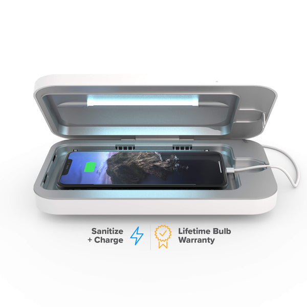 PhoneSoap 3 UV phone sanitizer, the most popular model