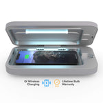 PhoneSoap Wireless UV phone sanitizer Silver
