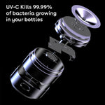 Luma UV water bottle Black