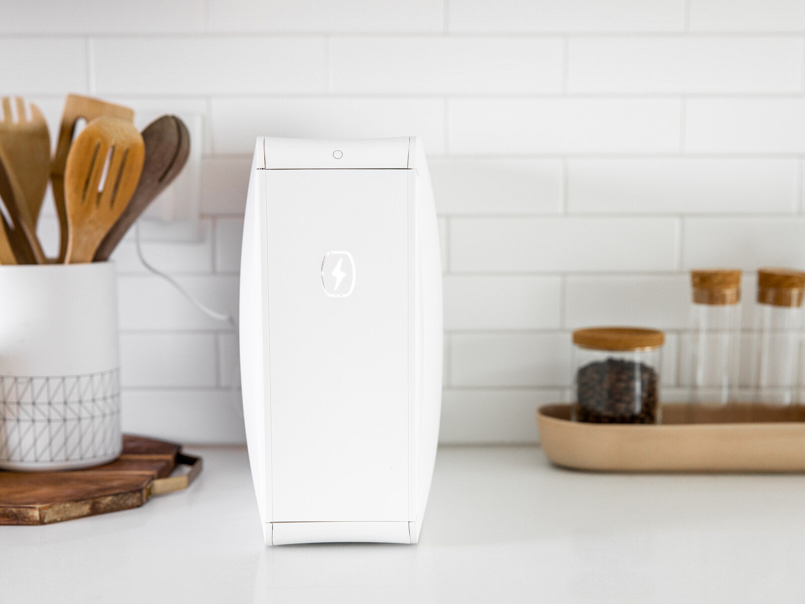 HomeSoap running its cycle on the counter